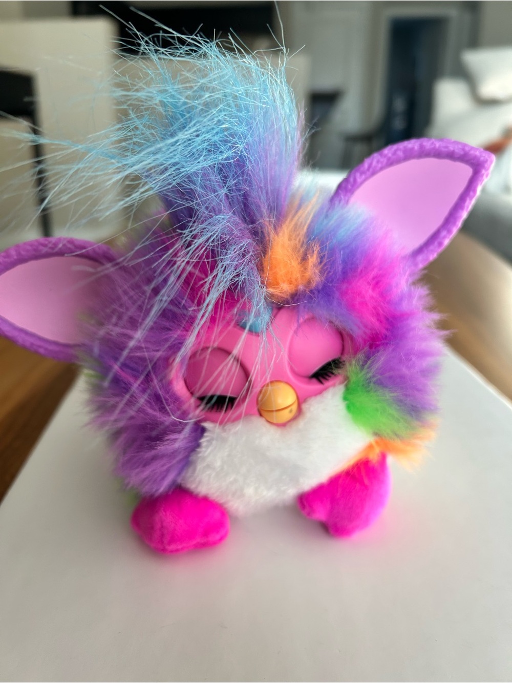 Hasbro Furby DJ interactive Colorful Plush Cat Toy - Multicolor - Picture 8 of 12